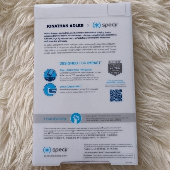 𝅺jonathan ADLER x SPECK phone iPhone Case - Picture 2 of 6